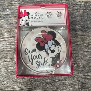 Disney Minnie Mouse sterling silver earrings